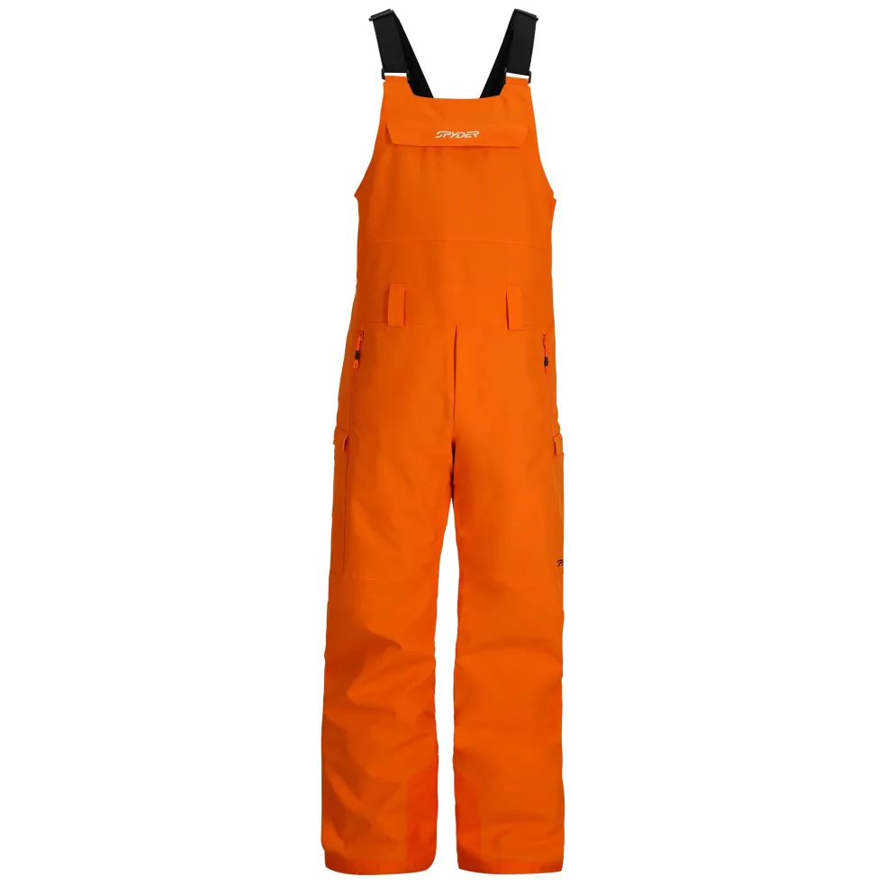 Spyder Bibs|Insulated*Mens Terrain Bib - Orange Shock ORANGESHOCK