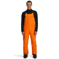 Spyder Bibs|Insulated*Mens Terrain Bib - Orange Shock ORANGESHOCK