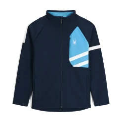 Spyder Midlayers|Fleece*Mens Wengen Bandit Full Zip - True Navy TRUENAVY