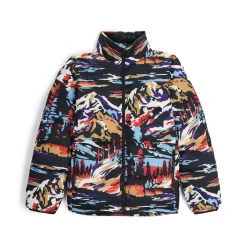 Spyder Midlayers|Down*Mens Windom Down Jacket - Paint By Numbers Purple Flash PAINTBYNUMBERSPURPLEFLASH