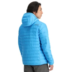 Spyder Midlayers|Down*Mens Zenith Hooded - Aether Blue AETHERBLUE