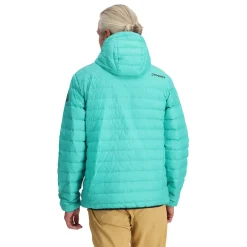 Spyder Midlayers|Down*Mens Zenith Hooded - Teal Green TEALGREEN