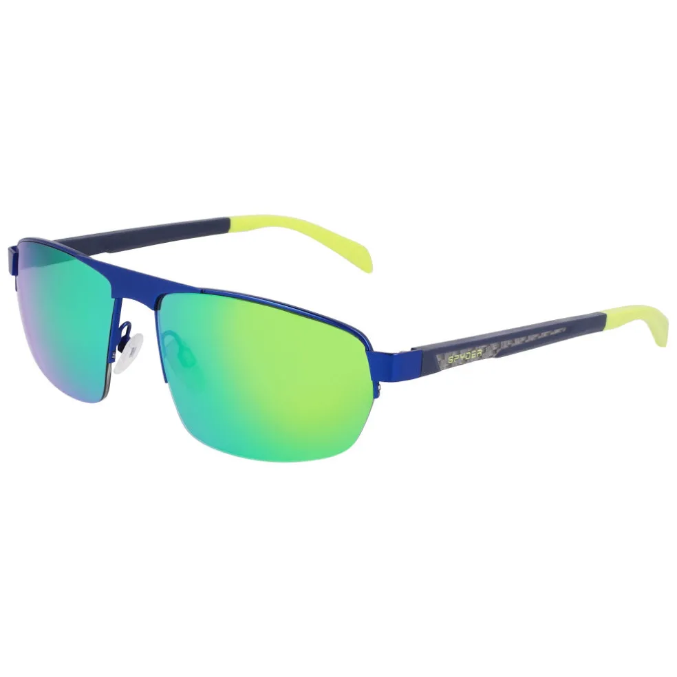 Spyder Eyewear|Eyewear*Trendy Semi-Rim Metal Sunglasses - NAVY