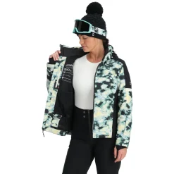 Spyder Insulated*Womens Andorra - Tie Dye Vanilla Latte TIEDYEVANILLALATTE