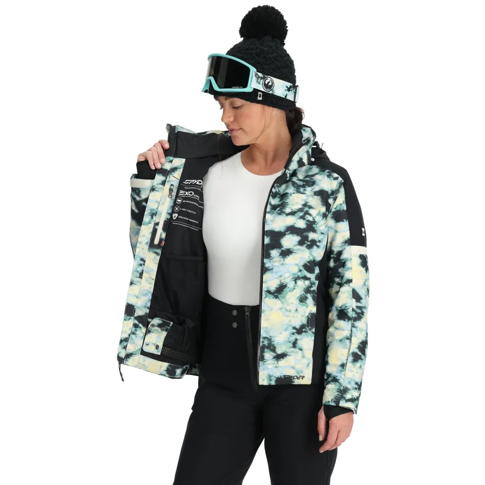 Spyder Insulated*Womens Andorra - Tie Dye Vanilla Latte TIEDYEVANILLALATTE