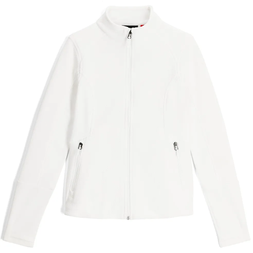 Spyder Midlayers*Womens Bandita Full Zip - WHITE