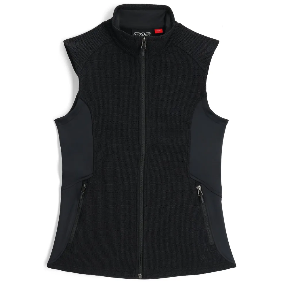 Spyder Fleece|Vests*Womens Bandita Vest - BLACK