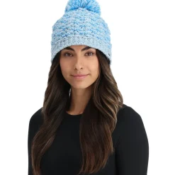 Spyder Hats*Womens Brrr Berry Pom - Blue Drift BLUEDRIFT