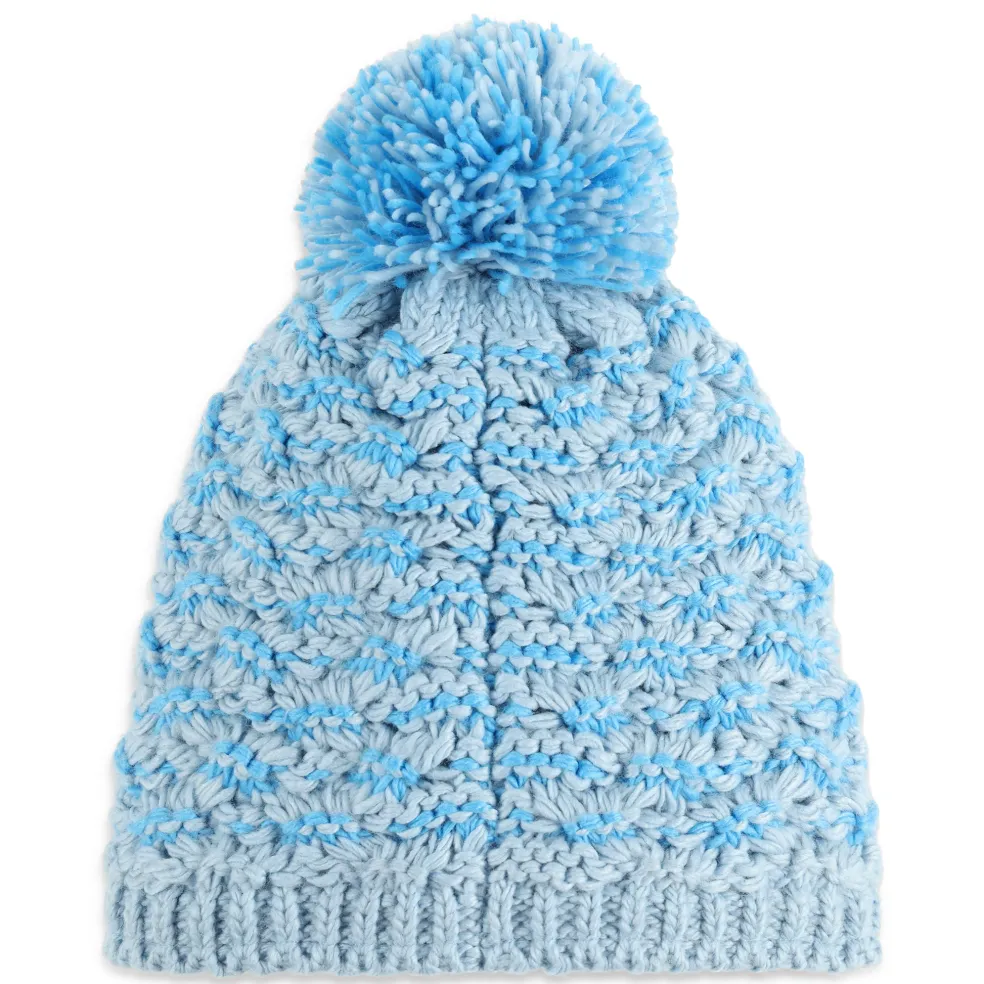 Spyder Hats*Womens Brrr Berry Pom - Blue Drift BLUEDRIFT