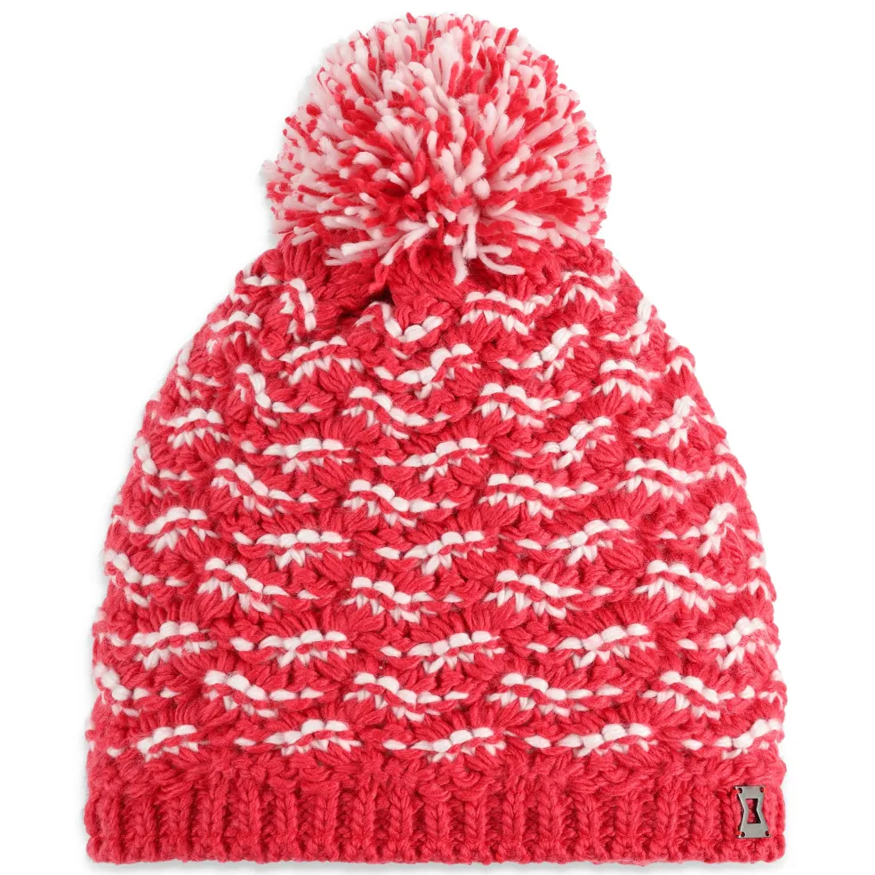 Spyder Hats*Womens Brrr Berry Pom - Prism Pink PRISMPINK