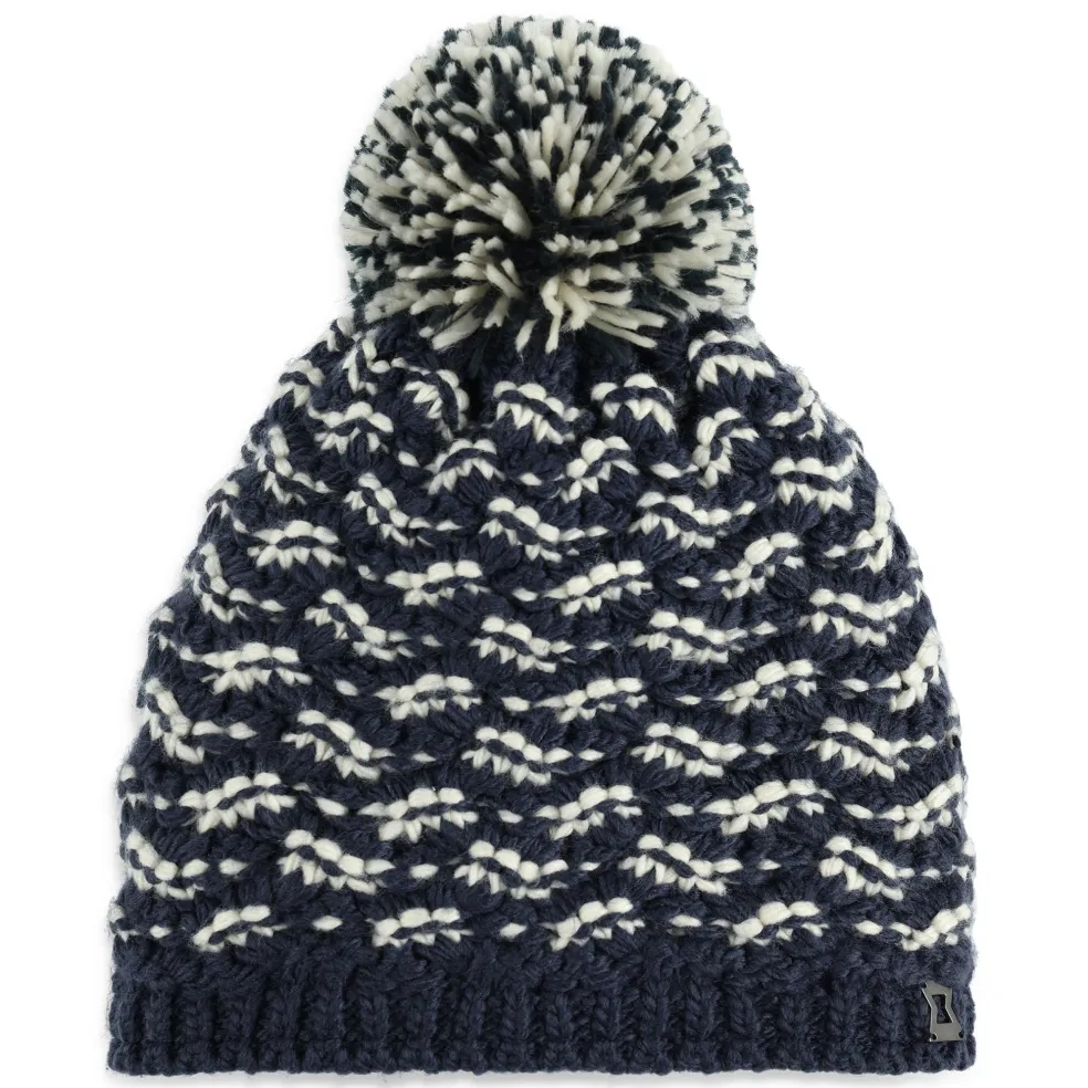 Spyder Hats*Womens Brrr Berry Pom - True Navy TRUENAVY