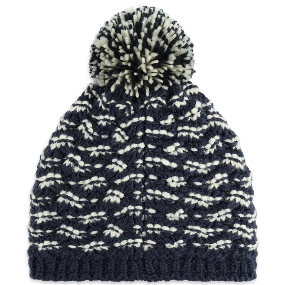 Spyder Hats*Womens Brrr Berry Pom - True Navy TRUENAVY