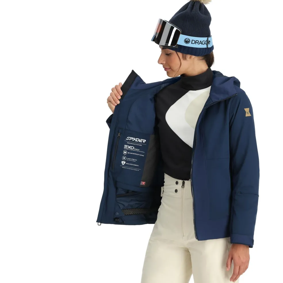 Spyder Insulated*Womens Cascade - True Navy TRUENAVY