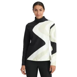 Spyder Baselayers*Womens Chute Turtleneck - BLACK