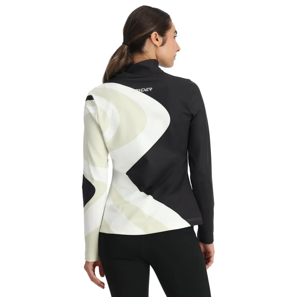 Spyder Baselayers*Womens Chute Turtleneck - BLACK