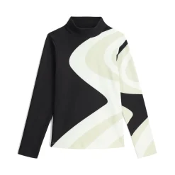 Spyder Baselayers*Womens Chute Turtleneck - BLACK