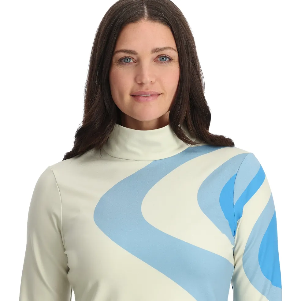 Spyder Baselayers*Womens Chute Turtleneck - Vanilla Latte VANILLALATTE