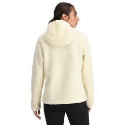 Spyder Midlayers|Freeski*Womens Cloud Fleece Hoodie - Vanilla Latte VANILLALATTE