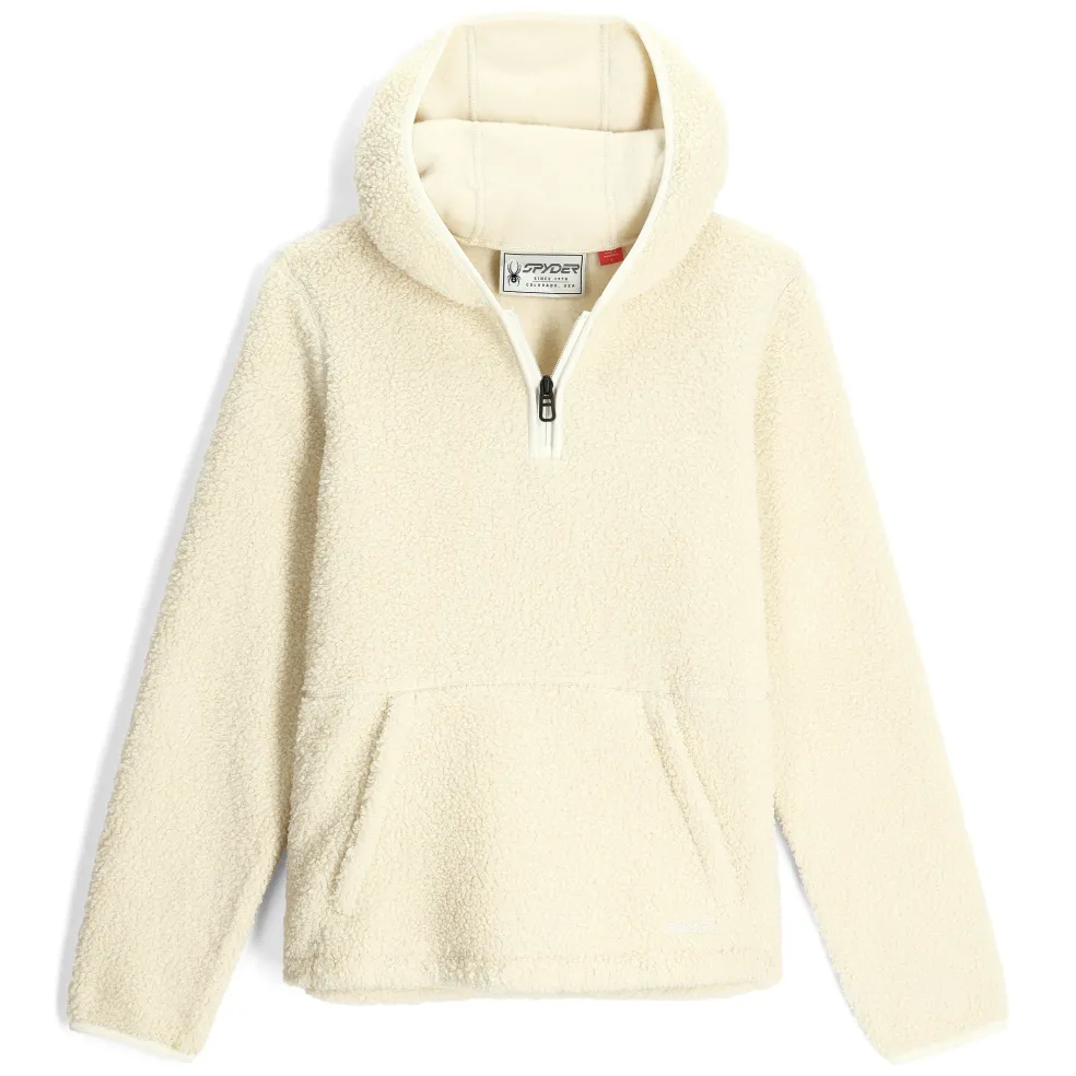 Spyder Midlayers|Freeski*Womens Cloud Fleece Hoodie - Vanilla Latte VANILLALATTE