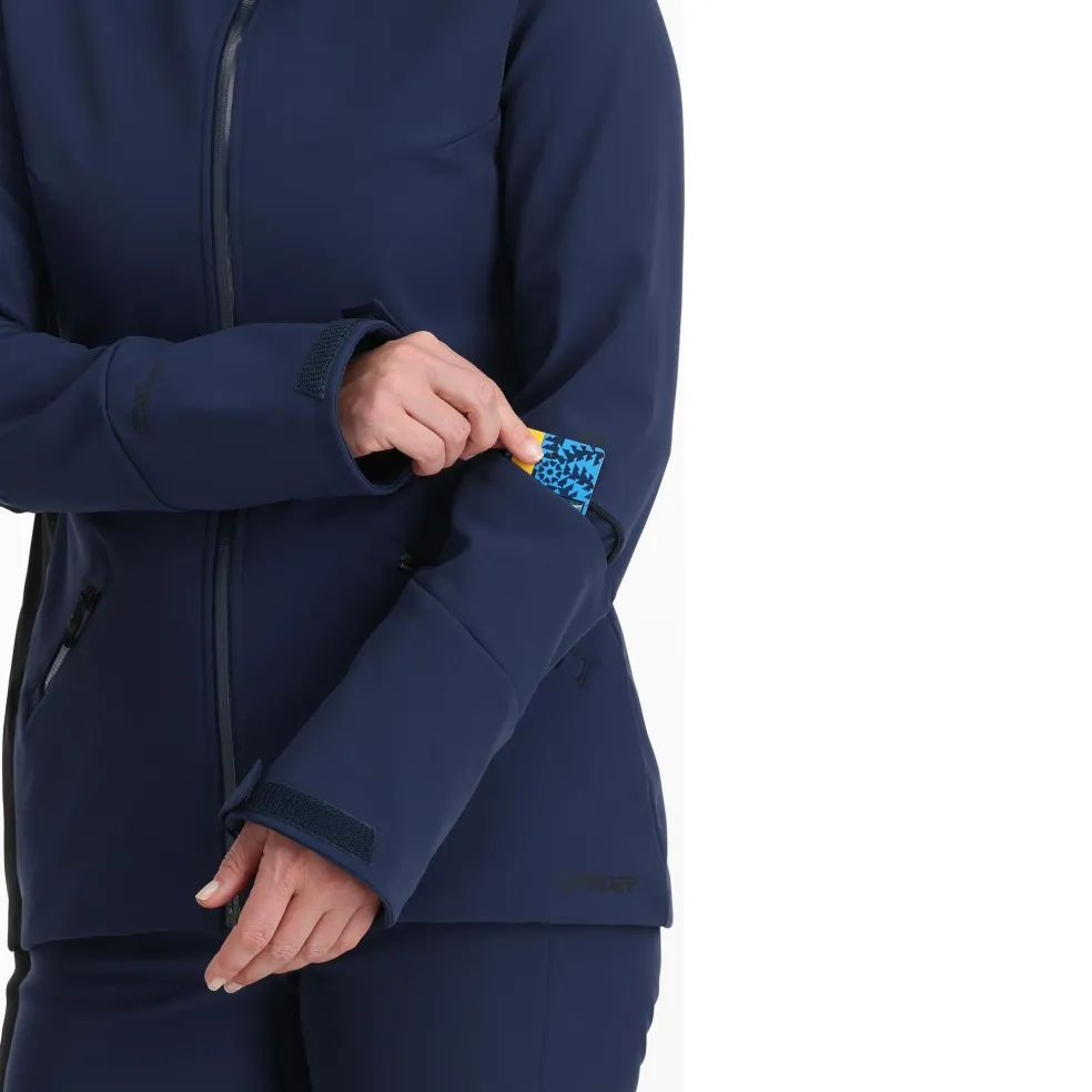 Spyder Softshell*Womens Glacial Softshell - True Navy TRUENAVY