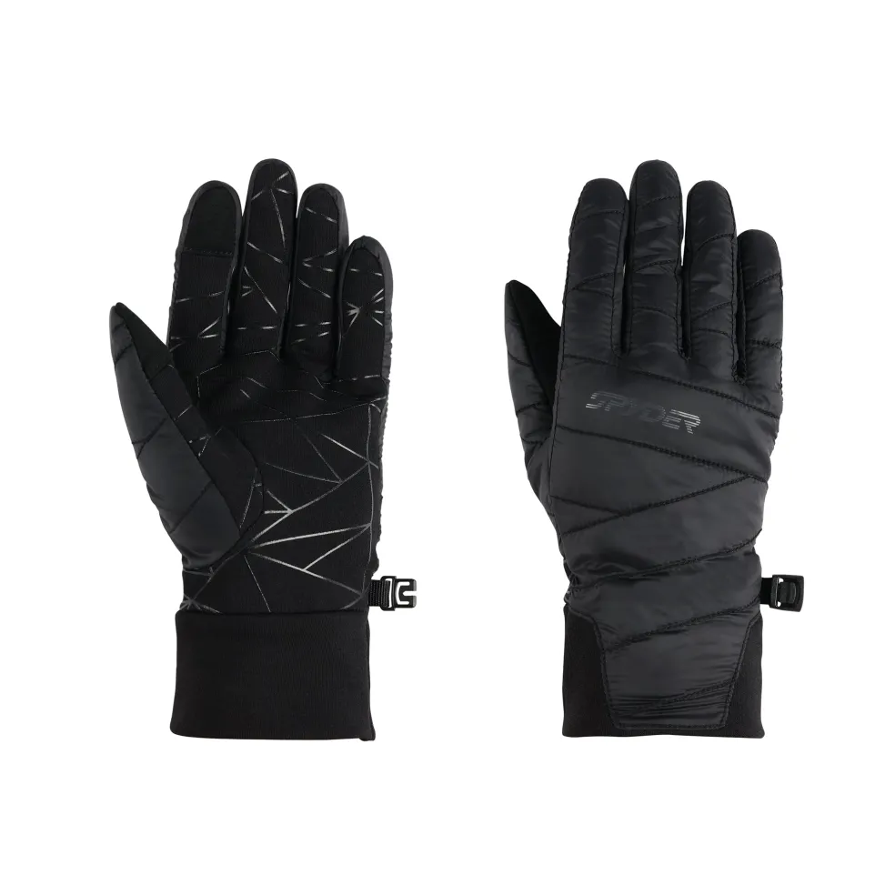 Spyder Gloves|Freeski*Womens Glissade Hybrid - BLACK