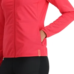 Spyder Midlayers|Fleece*Womens Gridweb Fleece Hoodie - Prism Pink PRISMPINK