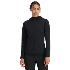 Spyder Midlayers|Fleece*Womens Gridweb Hoodie - BLACK