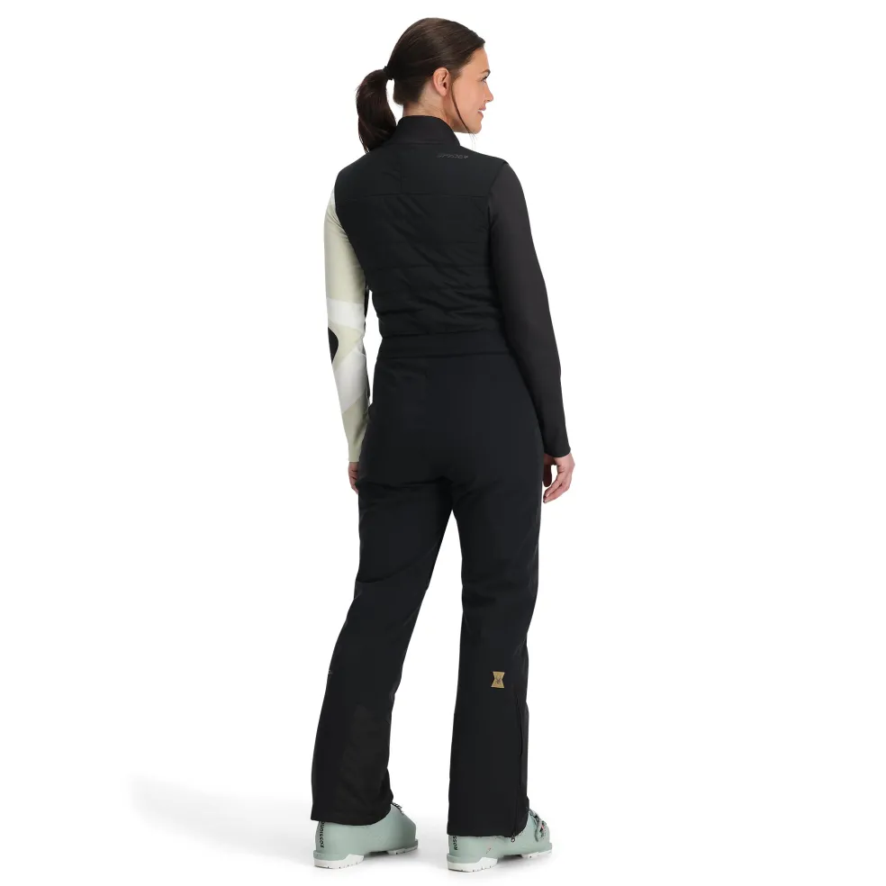 Spyder Insulated*Womens On Piste Bib - BLACK