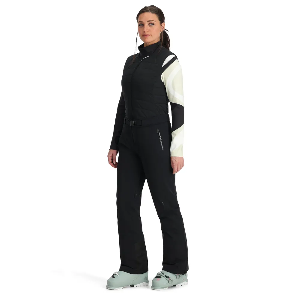 Spyder Insulated*Womens On Piste Bib - BLACK