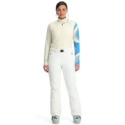 Spyder Insulated*Womens On Piste Bib - WHITE