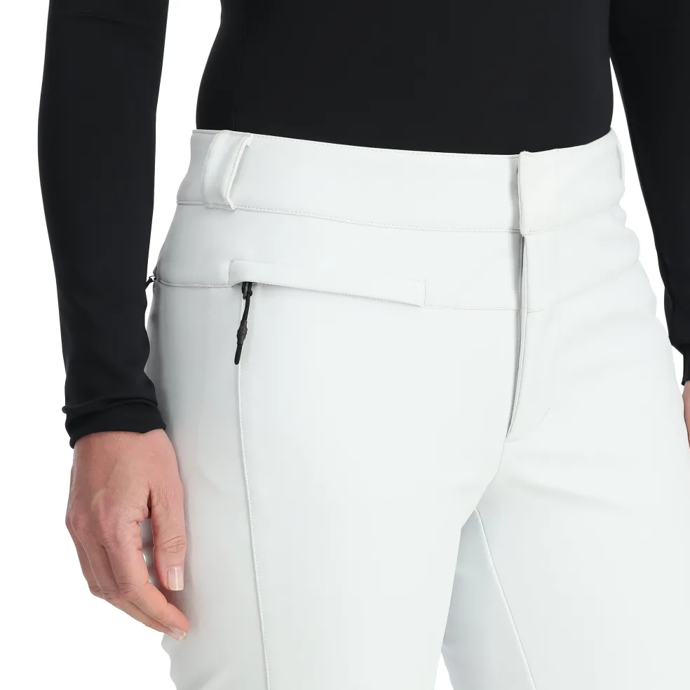 Spyder Softshell*Womens Orb Softshell Pants - WHITE