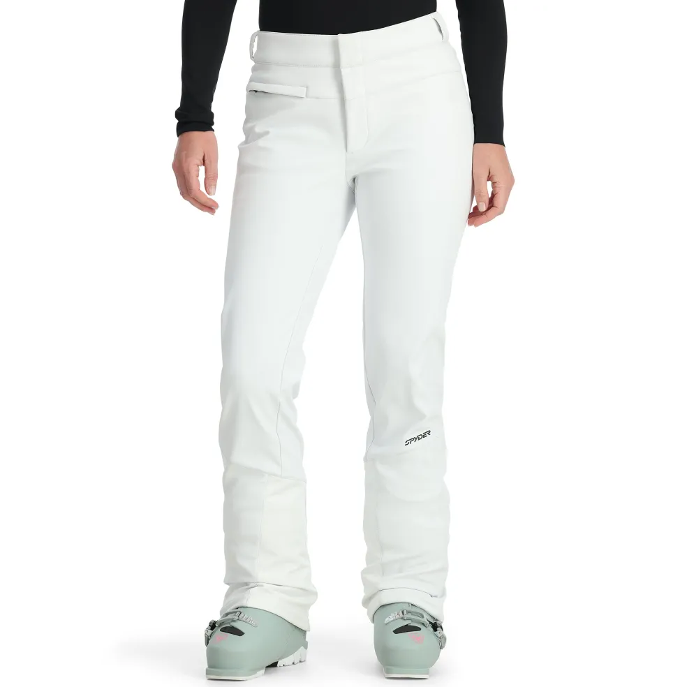 Spyder Softshell*Womens Orb Softshell Pants - WHITE
