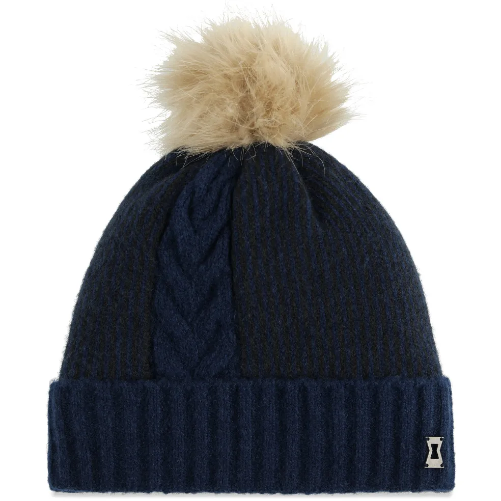 Spyder Hats*Womens Plait - True Navy TRUENAVY