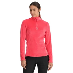 Spyder Midlayers|Fleece*Womens Shimmer Bug Half Zip - Prism Pink PRISMPINK