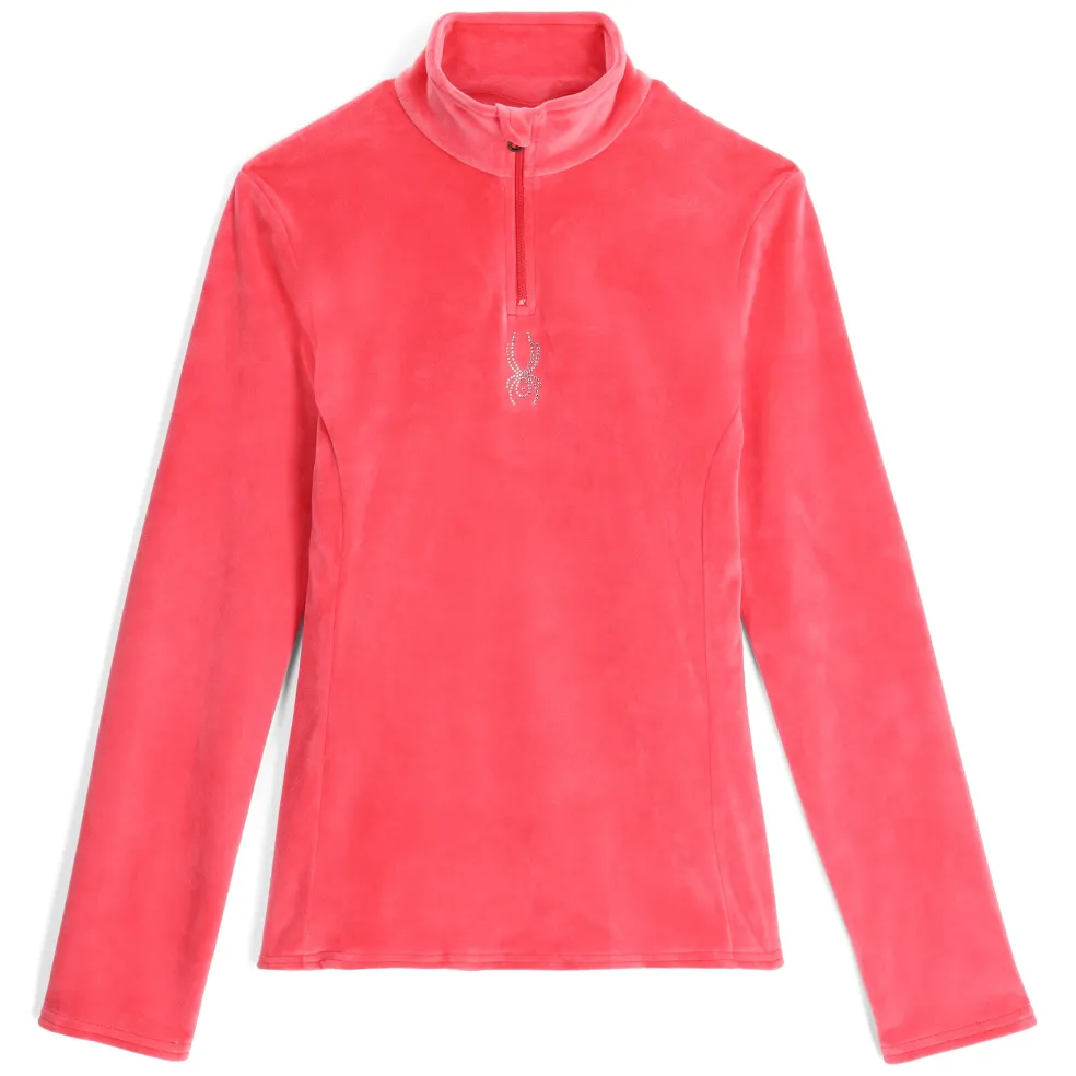 Spyder Midlayers|Fleece*Womens Shimmer Bug Half Zip - Prism Pink PRISMPINK