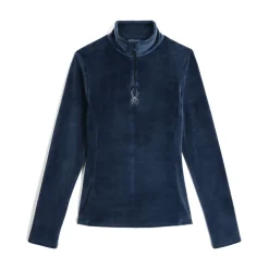 Spyder Midlayers|Fleece*Womens Shimmer Bug Half Zip - True Navy TRUENAVY