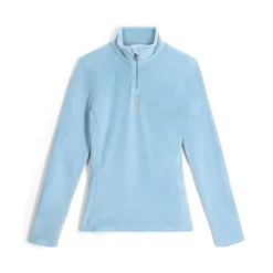 Spyder Midlayers|Fleece*Womens Shimmer Bug Half Zip - Blue Drift BLUEDRIFT