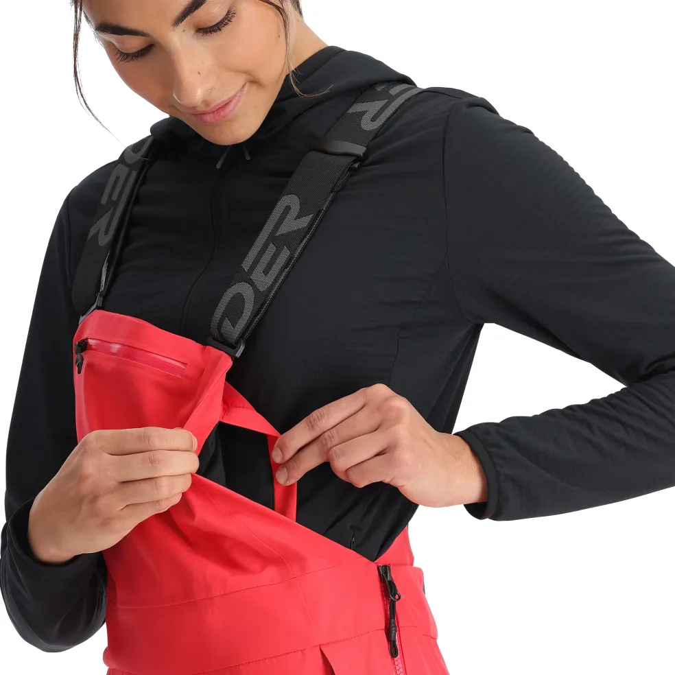 Spyder Bibs|Backcountry*Womens Solitaire Bib - Prism Pink PRISMPINK