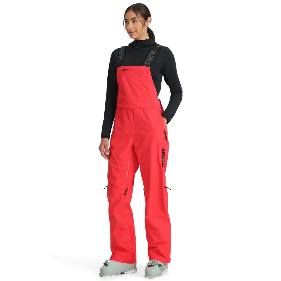 Spyder Bibs|Backcountry*Womens Solitaire Bib - Prism Pink PRISMPINK