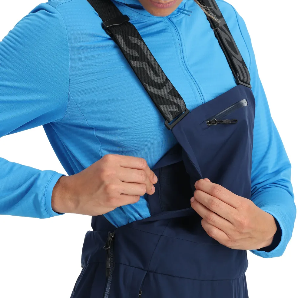 Spyder Backcountry|Freeski*Womens Solitaire Bib - True Navy TRUENAVY