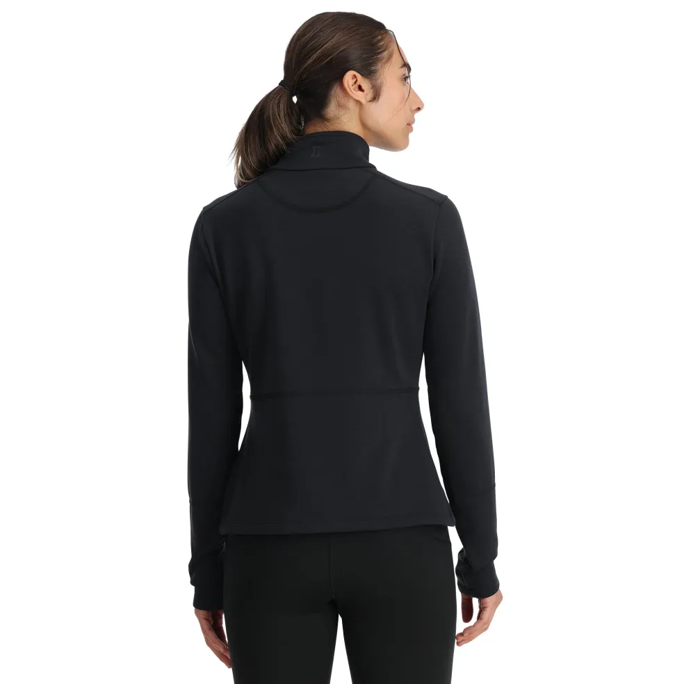 Spyder Midlayers|Fleece*Womens Speed Fleece Half Zip - BLACK