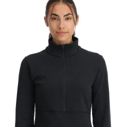 Spyder Midlayers|Fleece*Womens Speed Fleece Half Zip - BLACK