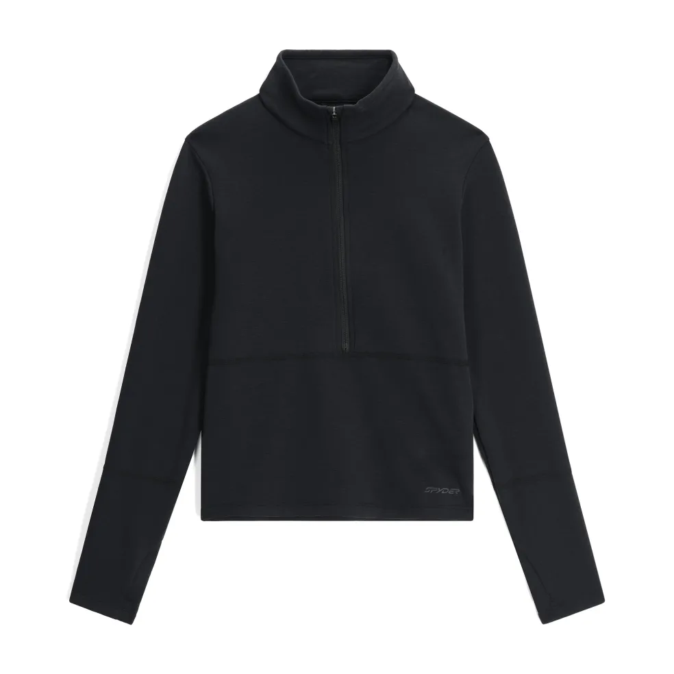 Spyder Midlayers|Fleece*Womens Speed Fleece Half Zip - BLACK