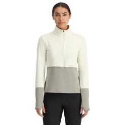 Spyder Midlayers|Fleece*Womens Speed Fleece Half Zip - CONCRETE