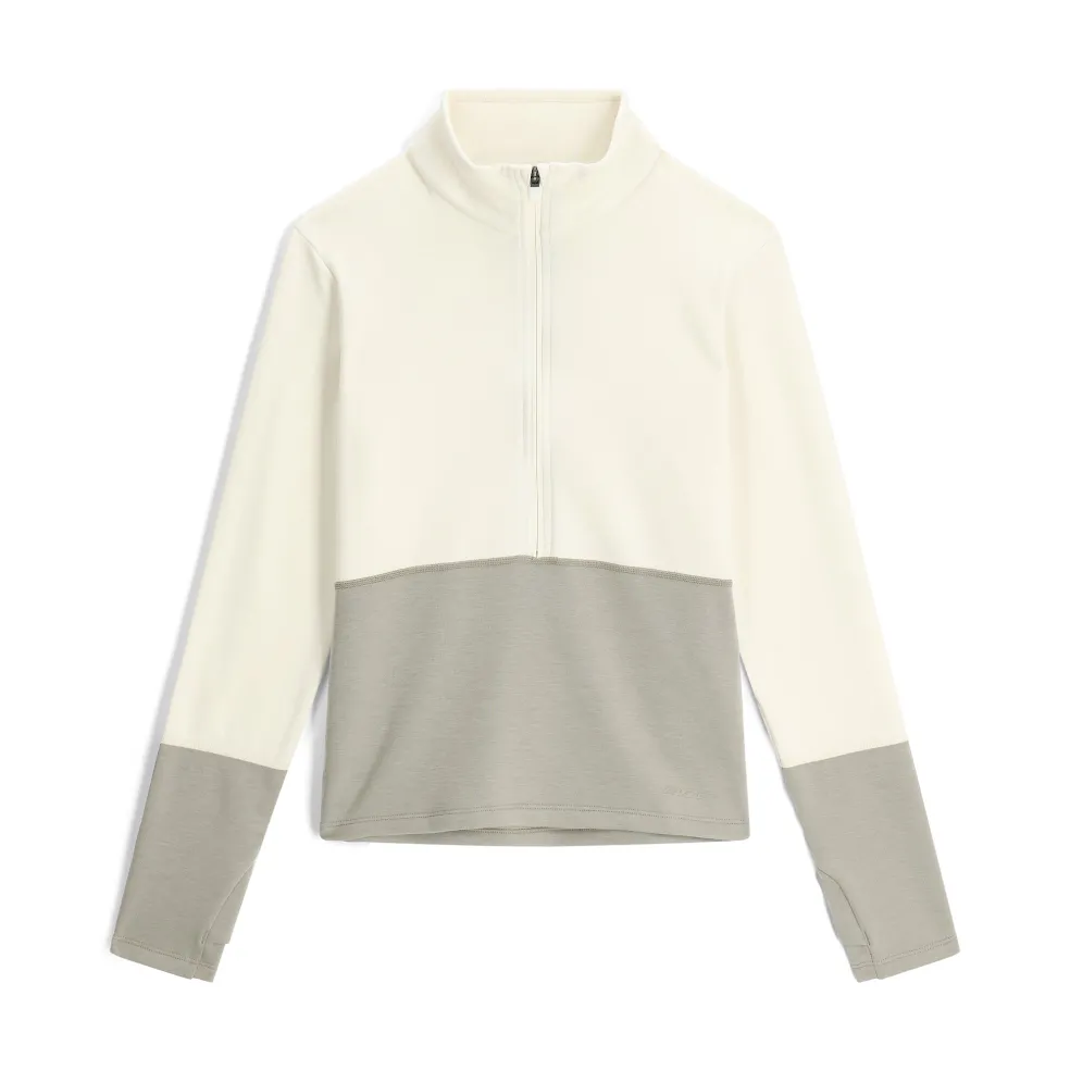 Spyder Midlayers|Fleece*Womens Speed Fleece Half Zip - CONCRETE
