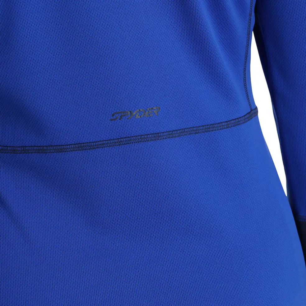 Spyder Baselayers|Midlayers*Womens Stretch Charger Crew - Electric Blue ELECTRICBLUE