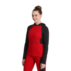 Spyder Freeski*Womens Stretch Charger Hoodie - PULSE