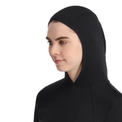 Spyder Baselayers|Midlayers*Womens Stretch Charger Hoodie - BLACK