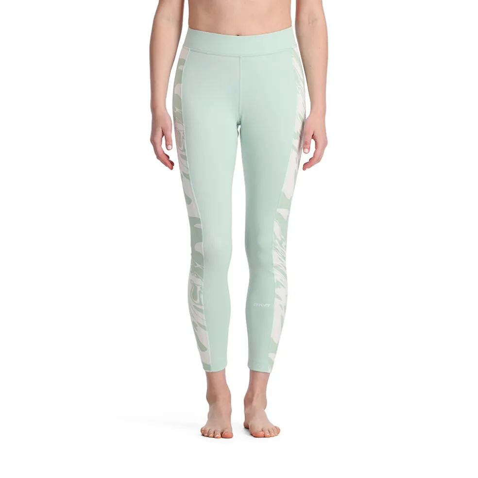 Spyder Baselayers*Womens Stretch Charger Pants - WINTERGREEN