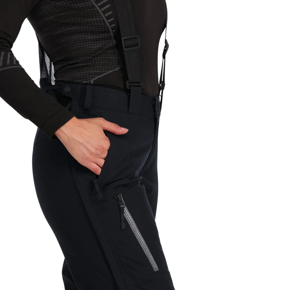 Spyder Bibs|Insulated*Womens Tarantula - BLACK